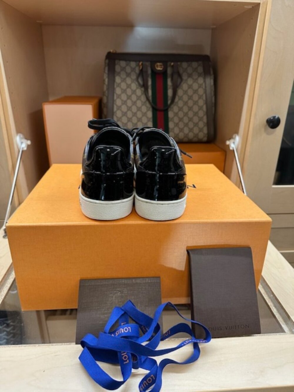 Louis Vuitton LV Brown Size 37 Monogram Sneakers - Picture 5 of 8